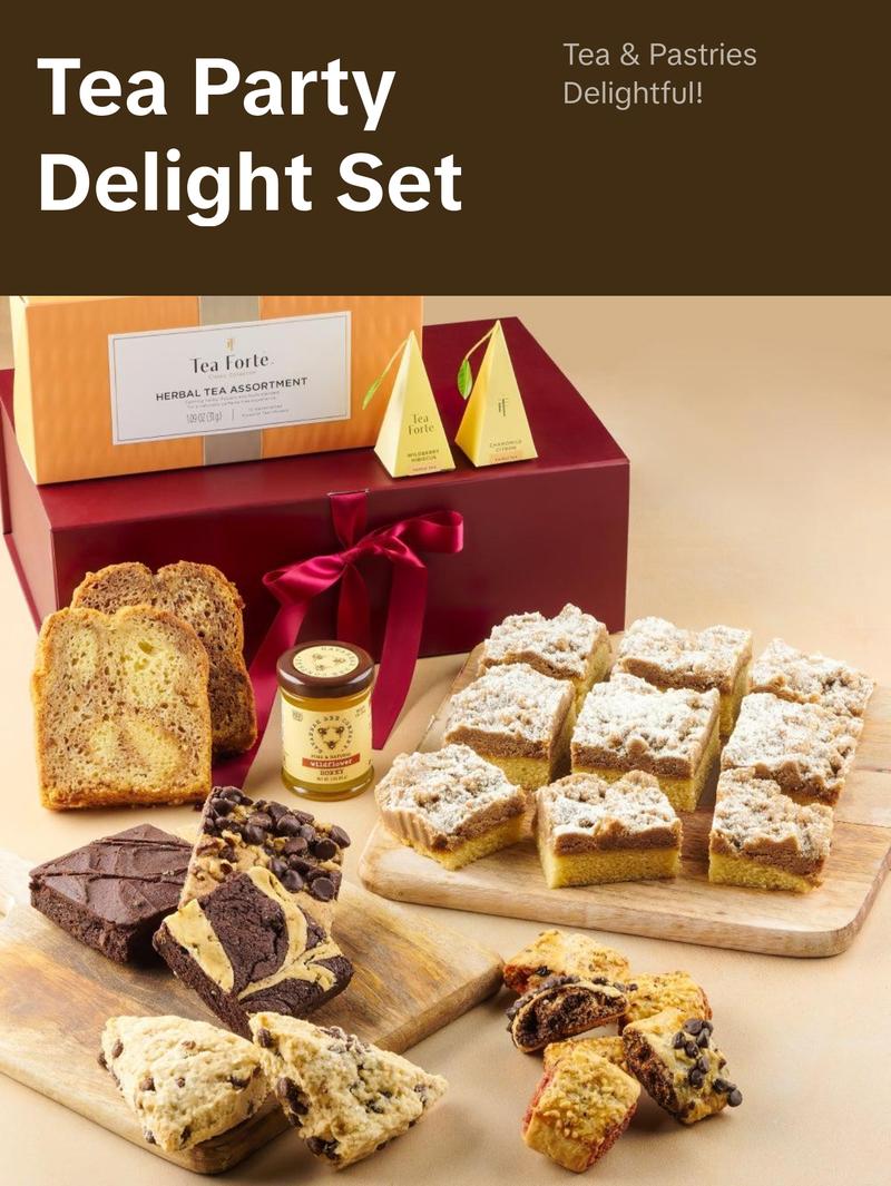 Hostess Pastry and Tea Party Gift Set