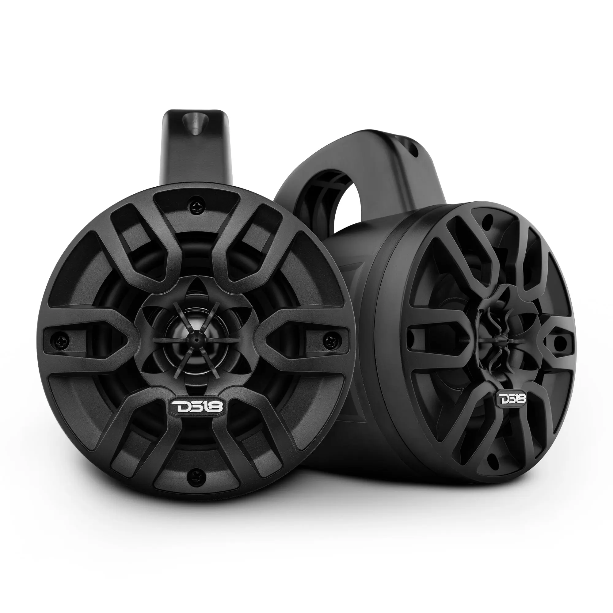 MP 4" Wakeboard Tower Speakers 50 Watts Rms -Black Audio Crystal MP 4" Wakeboard Tower Speakers 50 Watts Rms -Black Audio Crystal
