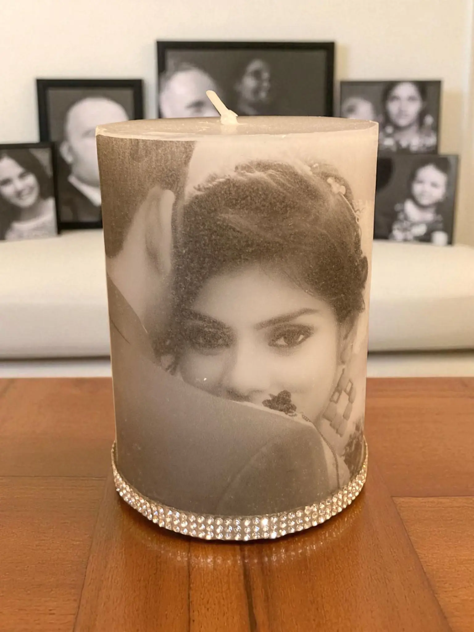 4"  Keepsake Photo Candle