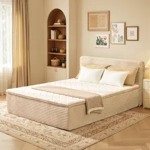 【Crazy Price】Hybrid Mattress with Removable Headboard, Fiberglass Free, Medium Firm, Twin Full Queen Size, Ready in a Snap, Body Hugging Comfort, Mattress in a Box, No Assembly Required