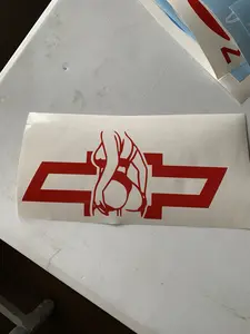 Chevy Decal with Lady