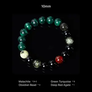 Verdant Spirit Crystal Bracelet, Daily Wear for Men Women