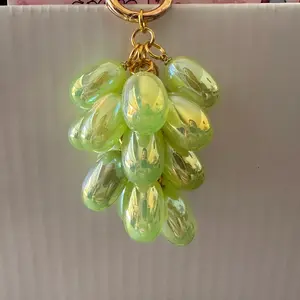 shiny grape key chain