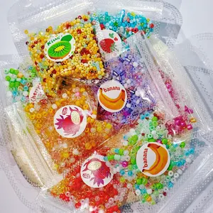 Match the little millet beads, two packs that are the same can add one more pack. Colorful millet beads can be used to make colorful bracelets and phone charms.