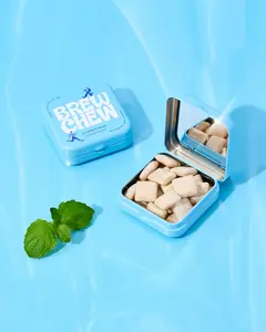 All Natural Chewing Gum | Sugar Free, Lifts Surface Stains | Built-in Mirror Tin | Classic Mint All Natural Chewing Gum | Sugar Free, Lifts Surface Stains | Built-in Mirror Tin | Classic Mint