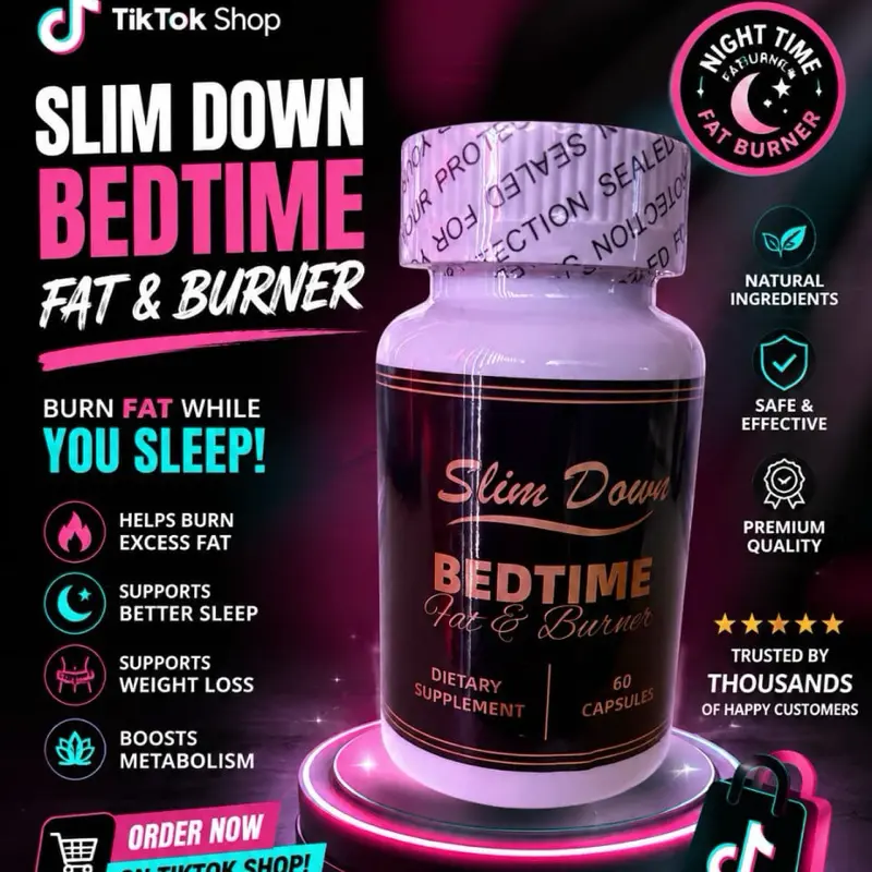 Bedtime Fat & Burne Vitamin Supplement and daily exercise Healthy