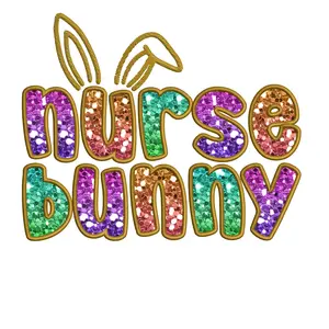 Nurse Bunny embroidery