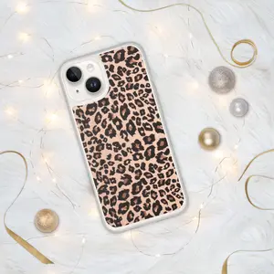 Leopard Print Clear Case for iPhone®