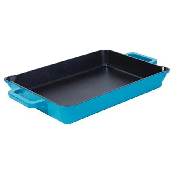 KitchenHQ 9" x 13" Cast Iron Nonstick Griddle/Baker