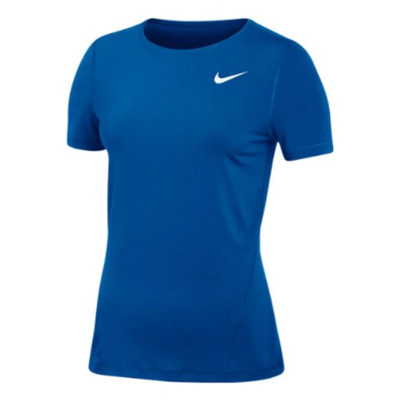 Nike Women's Pro Allover Mesh SS Top 2.0 Dri-FIT Technology Stay Dry Cooling Mesh Ideal for Sports Activities