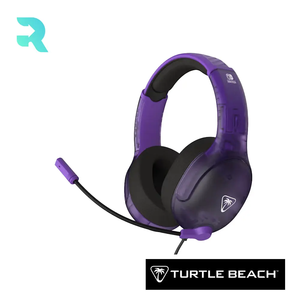 Turtle Beach Airlite Fit Wired Nintendo Switch Gaming Headset HF-8002-45-PURP-00-R Purple (Like New)
