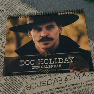 Doc Holiday Calendar 2026 ,Tombstone Calendar 2026, New Year Calendar And Planner, Unique Christmas Gift, Quote Calendar Gift, Holiday Gift Ideas, Planner 2026, Unique Holiday Gift, Christmas Gift