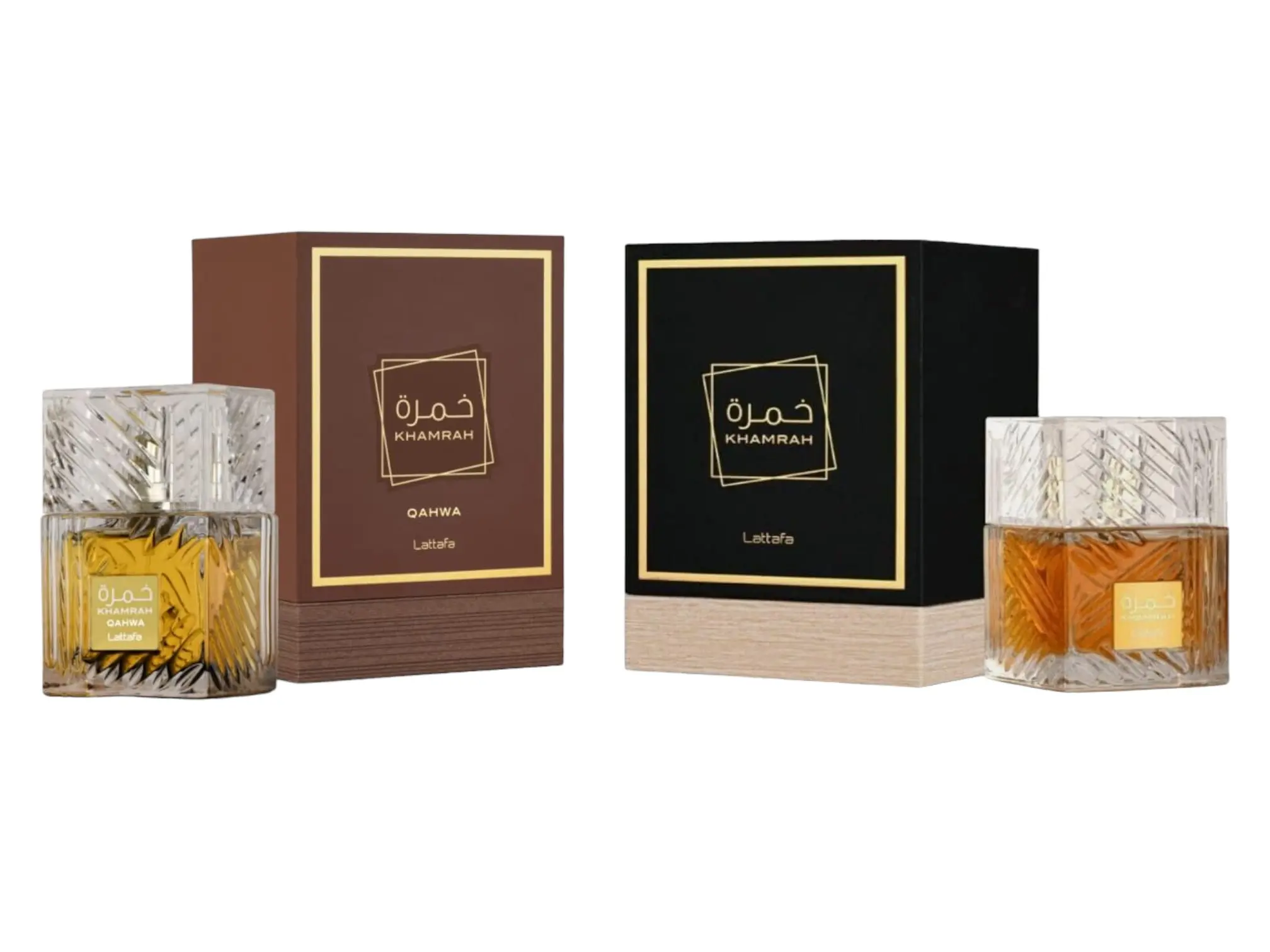 (2pc Bundle Pack) Khamrah+ Khamrah Qahwa by Lattafa EDP Spray, 3.4oz (2pc Bundle Pack) Khamrah+ Khamrah Qahwa by Lattafa EDP Spray, 3.4oz