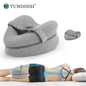 Memory Foam Knee Pillow 1 Count Sleeping Leg Pillow, Supportive Memory Foam Leg Support Cushion for Side Sleepers & Women, Cool Bedroom Accessories, Travel Pillow, Travel Essentials, Dorm Essentials, Summer for Gift