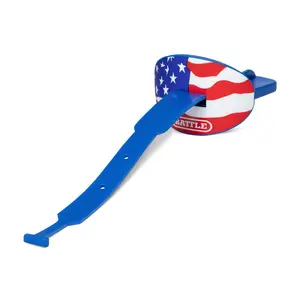 American Flag Speed Football Mouthguard with Connected Thick Strap