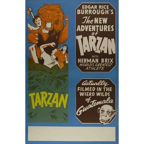 The New Adventures of Tarzan Movie Poster Print (11 x 17)