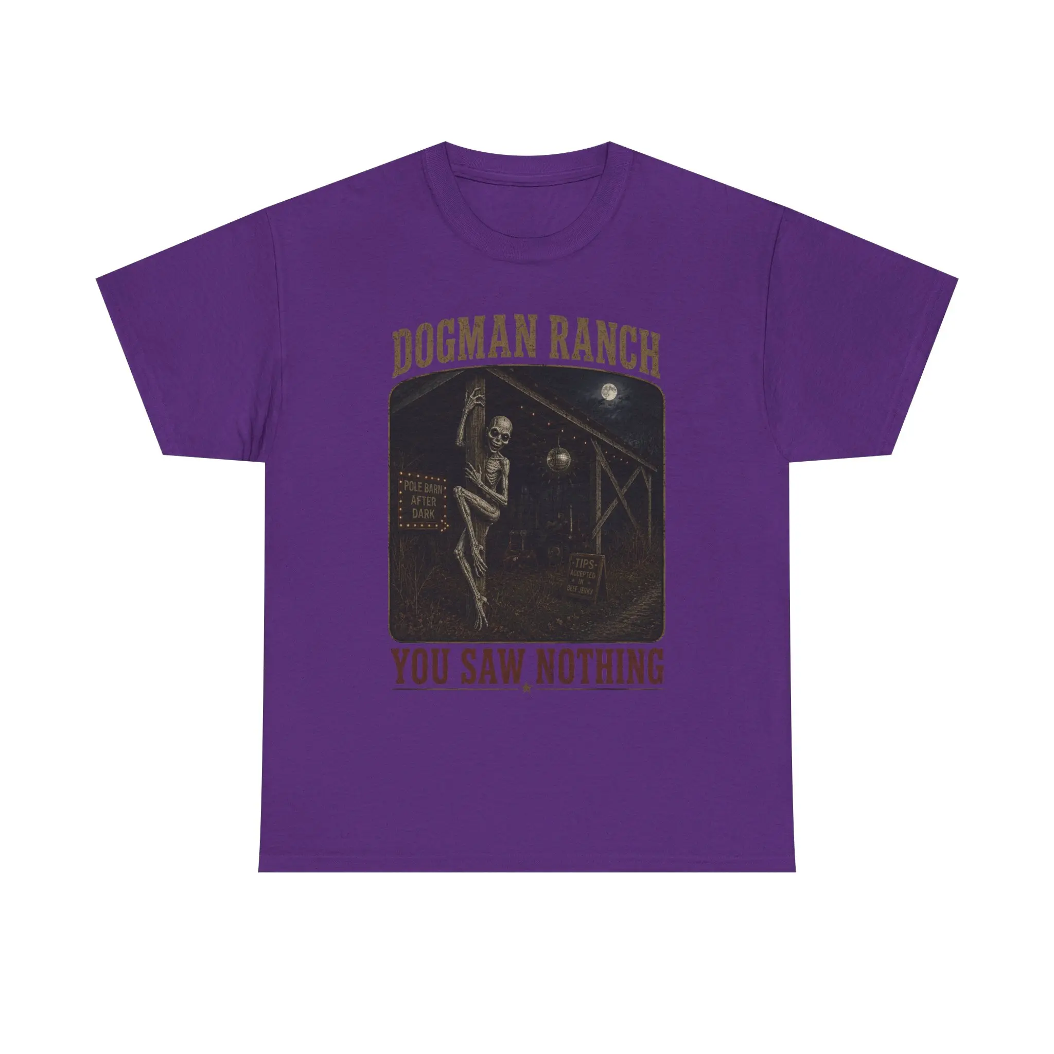 Dogman Ranch You Saw Nothing Tee | Cryptid Horror Graphic T-Shirt