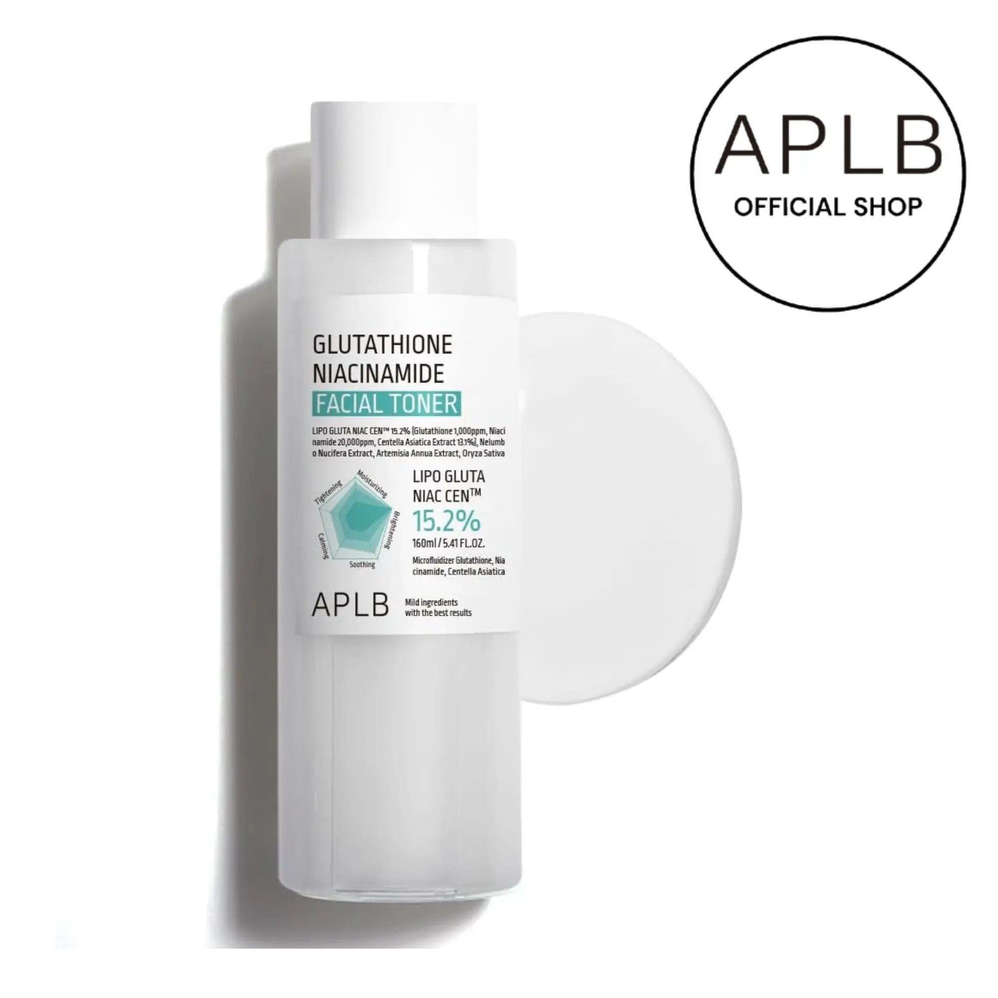 [APLB Official] APLB Glutathione Niacinamide Facial Toner 160ml