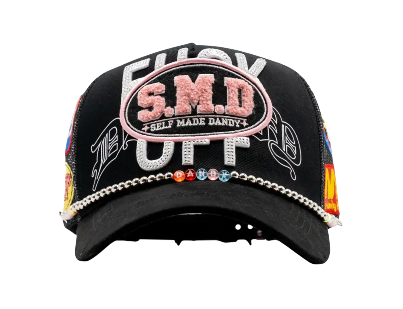 DANDY HATS SELF MADE BLACK SNAPBACK HAT ONLY! DANSMD BLK