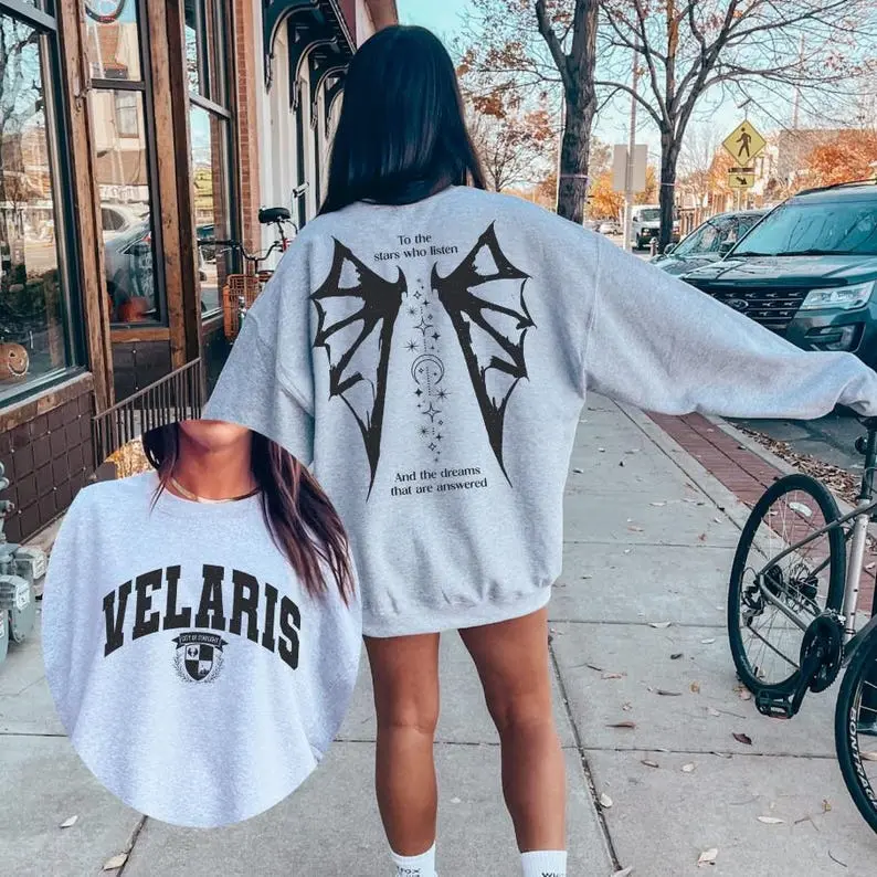 Velaris Sweater, Court Thorns and Roses Court of Dreams Sweater, ACOTAR Sweater, Night Court ACOTAR, Sarah J Maas, Book Lovers Feyre Rhysand