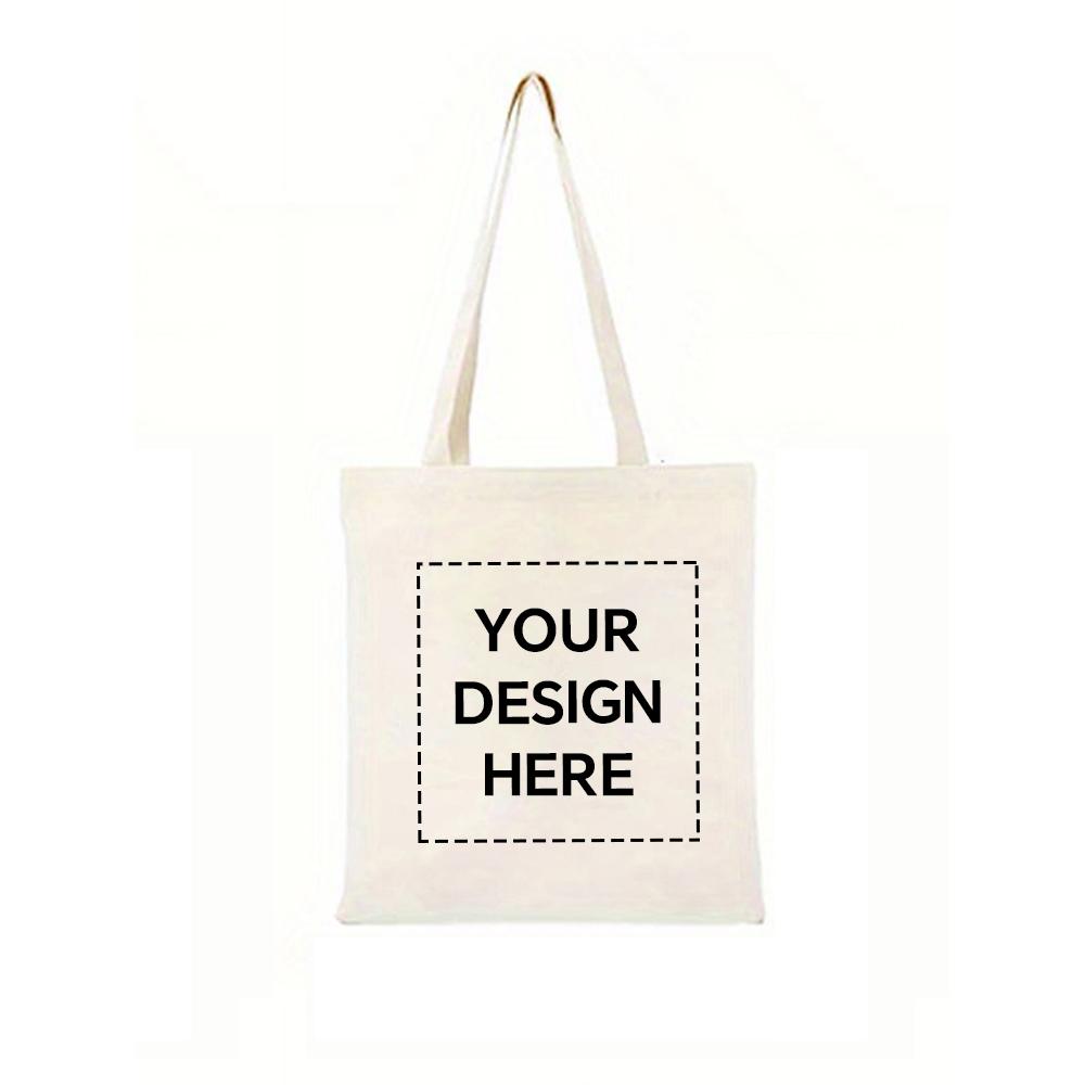 PODPersonalized custom canvas bag with customizable front and back, customizable photo/text/logo canvas tote bag for travel, going out, party.
