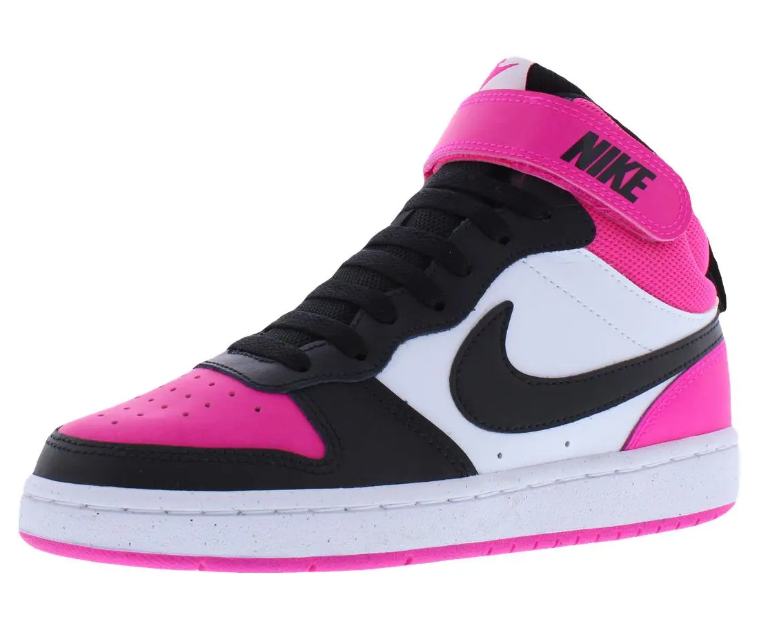 Nike Court Borough Mid 2 GS Girls Shoes, Sneaker Trainer, Laces