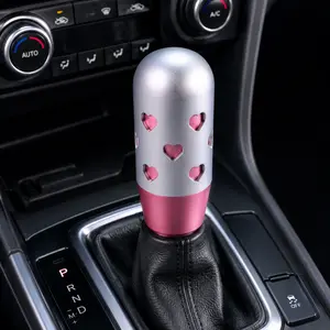 Pink Shift KnobPink Heart Aluminum Shift Knob – Universal Automatic & Manual Car Gear Shifter Lever, Cute Racing Style Interior Accessories for Women#PinkCarAccessories #ShiftKnob #CarAccessories #CarInterior #CarDecor #CuteCarAccessories