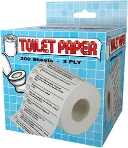 🚽 Crap Jokes for the John – Toilet Paper Roll 🤣 Hilarious Bathroom Humor, Gag Gift