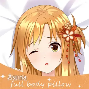 Anime Dakimakura Japanese Otaku Waifu Life Size Doublesided Print Hugging Body Pillov Cover Sword Art Online Asuna