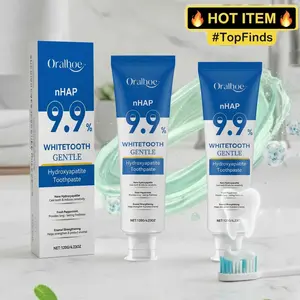 Peppermint Teeth Whitening Toothpaste 9.9% | Enamel Repair & Teeth Whitening | Refreshing Mint | Sensitive Teeth Friendly | 4.23 oz