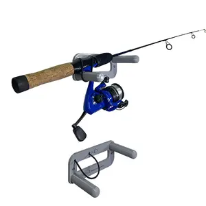 Pesca Innovations Ice Fishing Rod Holder - Securely Store Any Ice Fishing Rod on Any Wall