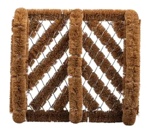 Kings County Natural Coir Doormat Boot Brush Shoe Cleaner