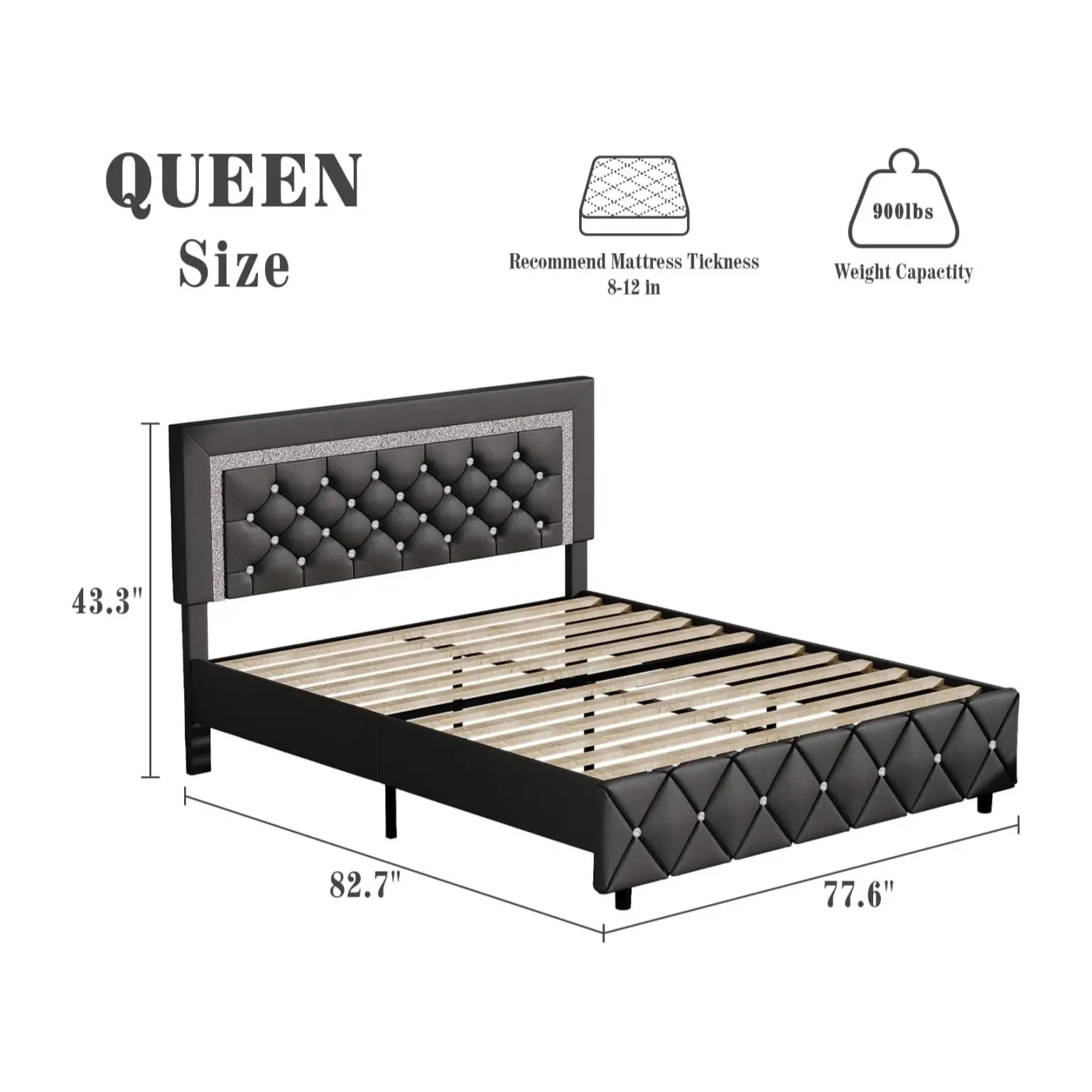 Queen Size Grey