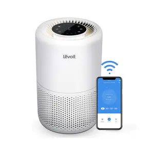 LEVOIT Core200S Smart WIFI Control Air Purifier for  Bedroom Home, 3 in 1 Filter for Allergies, Viral, Pollutants, Smoke, Dust, Pet Odors,  24dB Quiet