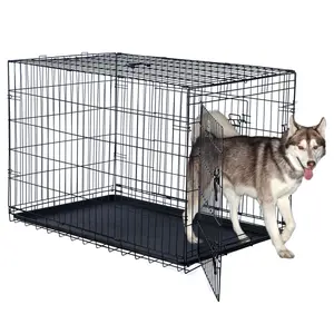 Petmaker 42" Dog Kennel Dog Crate Front and Side Access Petmaker 42" Dog Kennel Dog Crate Front and Side Access
