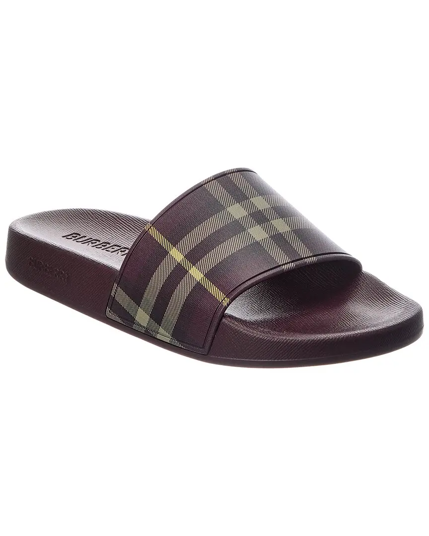 Burberry Furley Check Slide