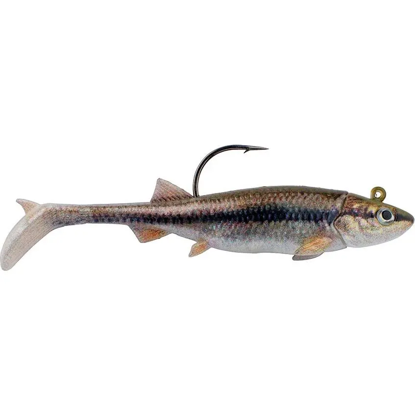 Berkley PowerBait Minnotator Pre-Rigged Swimbait - 2.5 in Soft Fishing Lure, Fishing Equipment for Anglers, Exceptional Precision, Natural Colors, Firetiger, Pack of 2