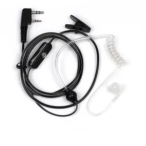 Walkie Talkie Air Tube Headset Compatible with Baofeng BF-888s BF-Uv5r, Universal Earpiece, Noise Reduction, Anti-Radiation