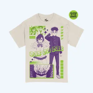 DAN DA DAN Okarun and Momo Glow T-Shirt