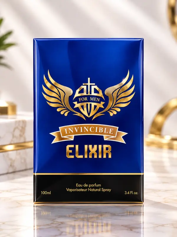 Invincible Elixir for Men Eau de Parfum 100ml Natural Spray 3.4 Fl oz