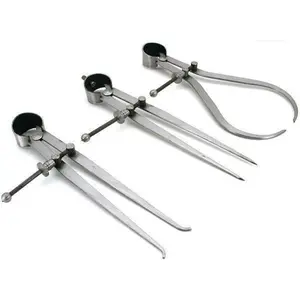 New 3 Pieces Spring Caliper Set Inside Outside & Divider 8 inch 200 mm Measuring Tool for Workshop Tool Room