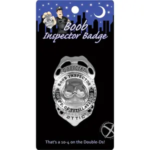 Boob Inspector Badge