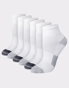 Hanes X-temp Women's Ankle Socks 6-pairs Intimates Multi Pack Comfortable Fit Soft Stretch Fabric Breathable 4b4l6