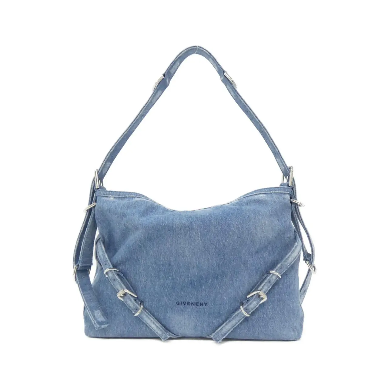 Pre-owned GIVENCHY Denim Shoulder Bags Voyou Shoulder Bag