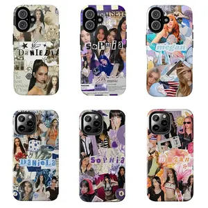 Colorful K-Katseye Members Fashion Tough Phone Case,for iPhone 16 15 14 13 12 11 17 for Samsung S21 S22 S23 S24 S25,pretty Gifts for Christmas and Holiday,Shockproof Durable Design,Stylish Phone Case,gift for fans
