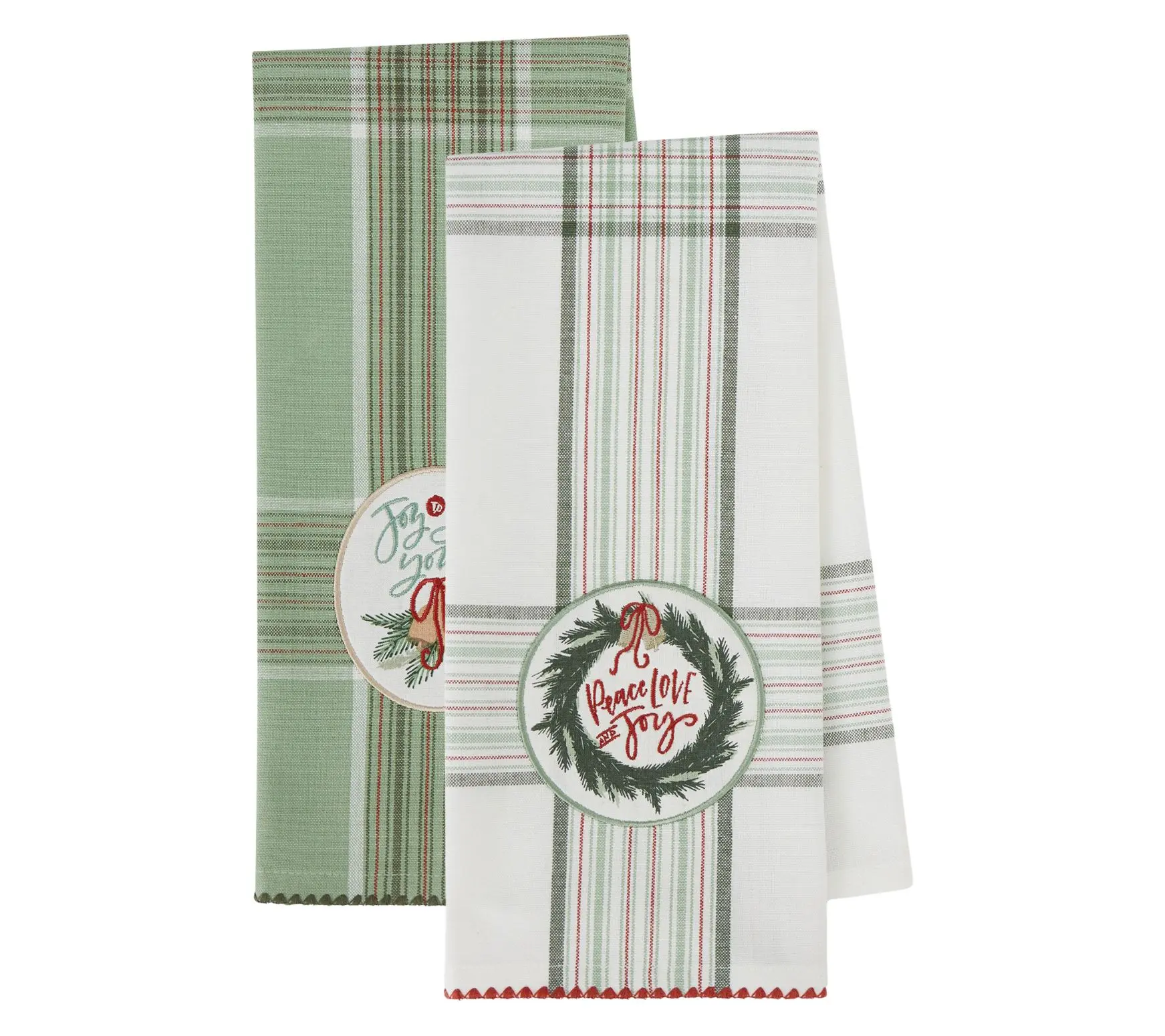 Design Imports Set/2 Christmas Joy Kitchen Towels