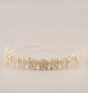 The Alexandra Fresh Water Pearl Designer Headband
