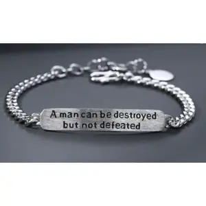 Vintage Thai Silver Bracelet for Men's Fashion