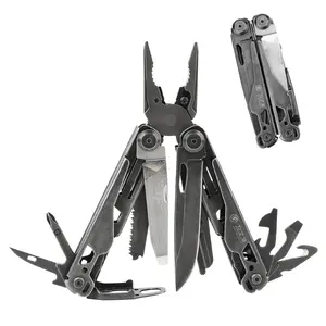 18-in-1 Heavy-Duty Multi-Tool with Safety Lock, Spring-Loaded Scissors, and Multiple Functions—A premium stainless steel everyday carry tool set ideal for work, home, automotive, DIY, and outdoor tasks accessories edc pocket
