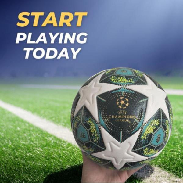 Size 5 PU soccer Ball – High Elasticity Indoor/Outdoor Football, Practice and Casual Play for Boys & Men creative birthday gift men boy youth training Professional Training Football